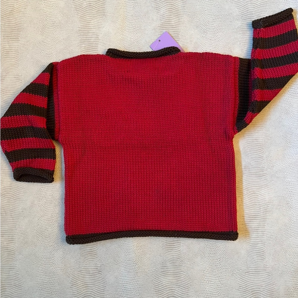 🐾🐶🐾Jake Red And Brown Puppy Sweater🐾🐶🐾 - Picture 4 of 5